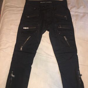RALPH LAUREN biker denim